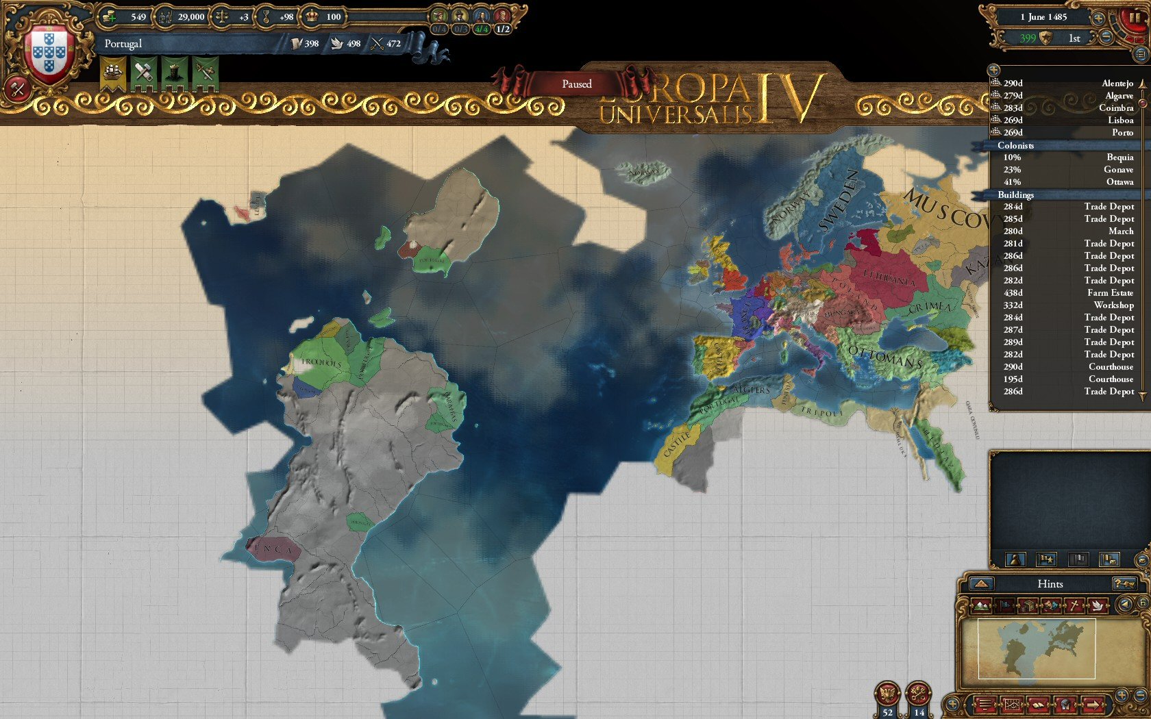 europa universalis 4 colonies