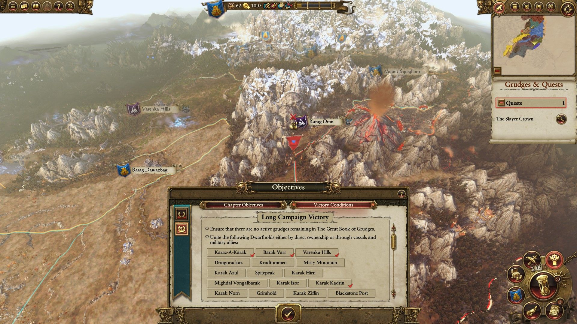 total war warhammer long campaign victory